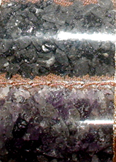 Amethyst and Tourmaline in the Mini Mat